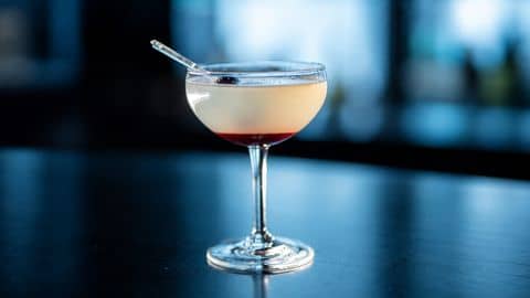 I Was Framed! — Hendrick’s Gin, Fontbonne Herbal Liqueur, Luxardo Maraschino Liqueur, Fresh-Squeezed Lime Juice, House-Made Simple Syrup & a touch of Luxardo Cherry Juice. Finished with a Luxardo Cherry.. A original craft cocktail at Twisted Pin in Plainfield, IL.